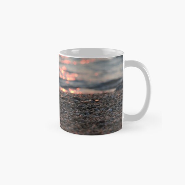 Sand on fire, sunset on the beach Classic Mug