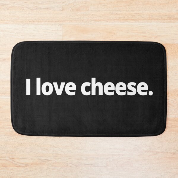 Item preview, I love cheese. designed and sold by WittyChest.