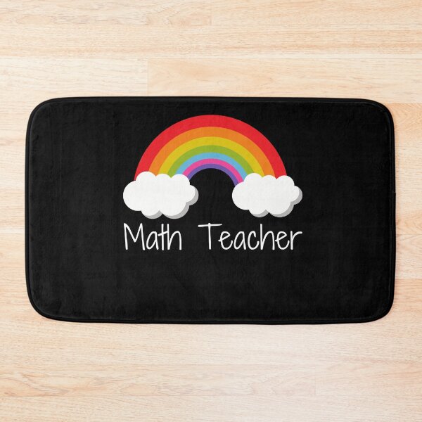 Item preview, Math Teacher With Rainbow designed and sold by GraphicDesign15.