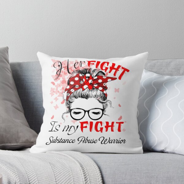 Item preview, Her Fight Is My Fight Substance Abuse Warrior designed and sold by rechardtee.