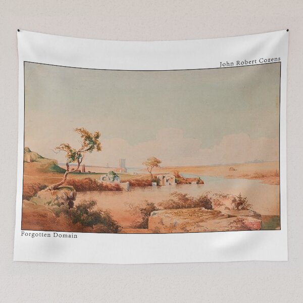 Item preview, Ruins by a lake - John Robert Cozens  designed and sold by ForgottenDomain.