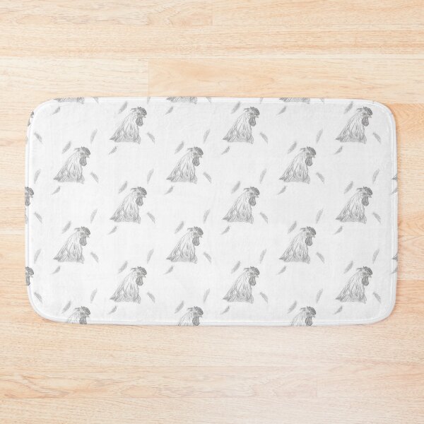 Item preview, Rooster and feathers  designed and sold by Hallamalla.
