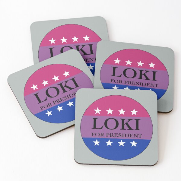 Item preview, loki for president bisexual flag designed and sold by itsrubii.