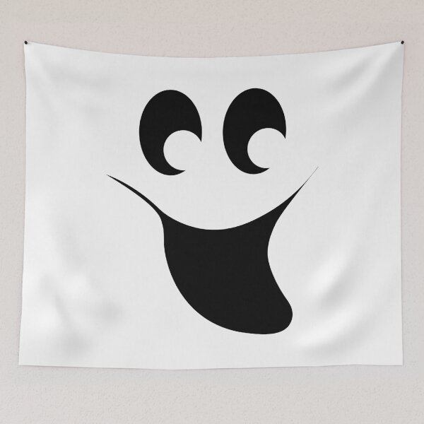 Item preview, Halloween Goofy Ghost Face Smile designed and sold by FunWearVM.