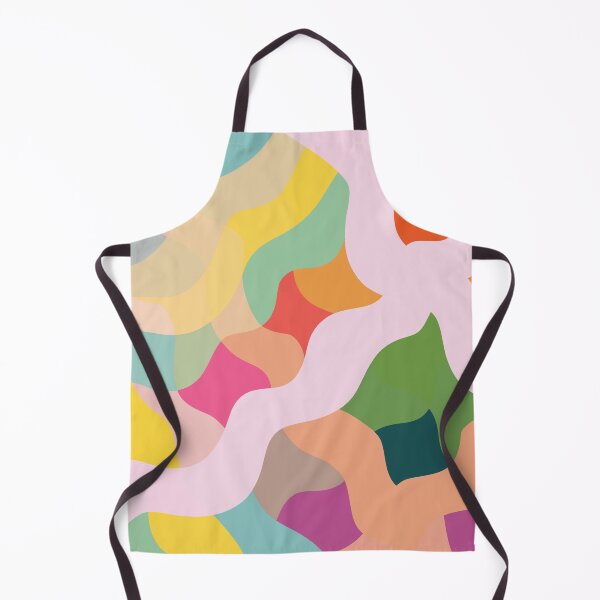 Item preview, BOLD Retro Abstract in Hues of Yellow, Pink Blue, Teal, Green, Red, Orange, and Yellow designed and sold by cozycaroline.