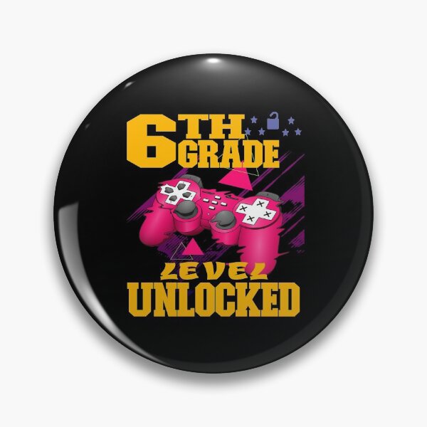 Item preview, 6TH GRADE LEVEL UNLOCKED GLITCHED GAME CONTROLLER - BACK TO SCHOOL designed and sold by PhillDaPhlava.