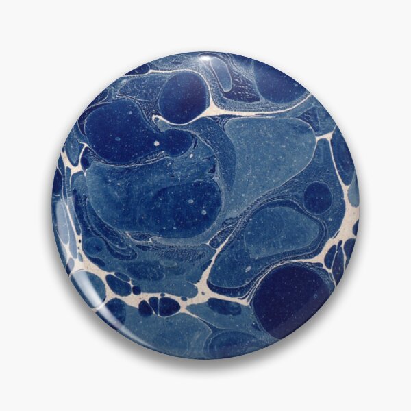 Item preview, Antique Marbled Paper Blue White designed and sold by Pixelchicken.
