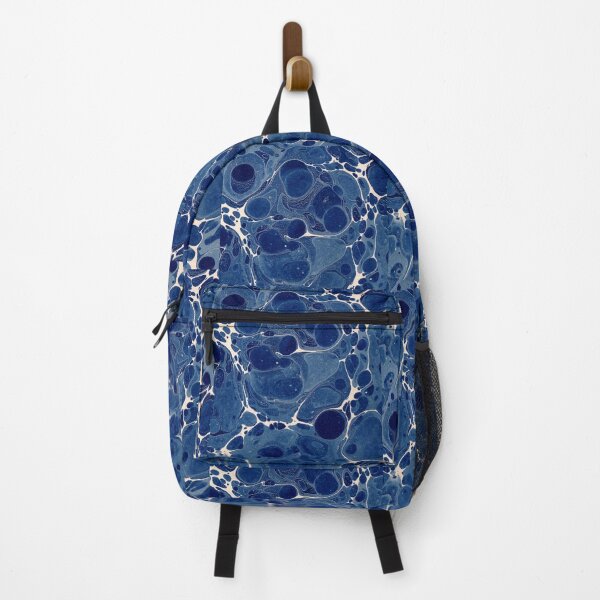 Item preview, Antique Marbled Paper Blue White designed and sold by Pixelchicken.