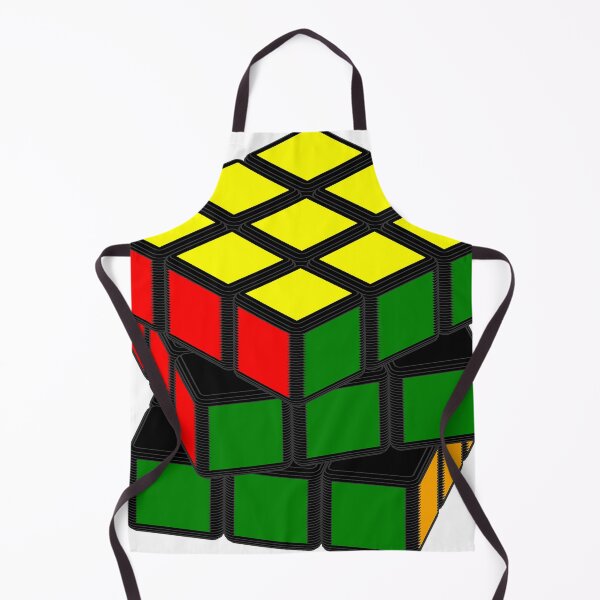 Item preview, Cube Puzzle, Colorful 9 square cube, 1980s vintage toy, Red Yellow Green designed and sold by Nostrathomas66.