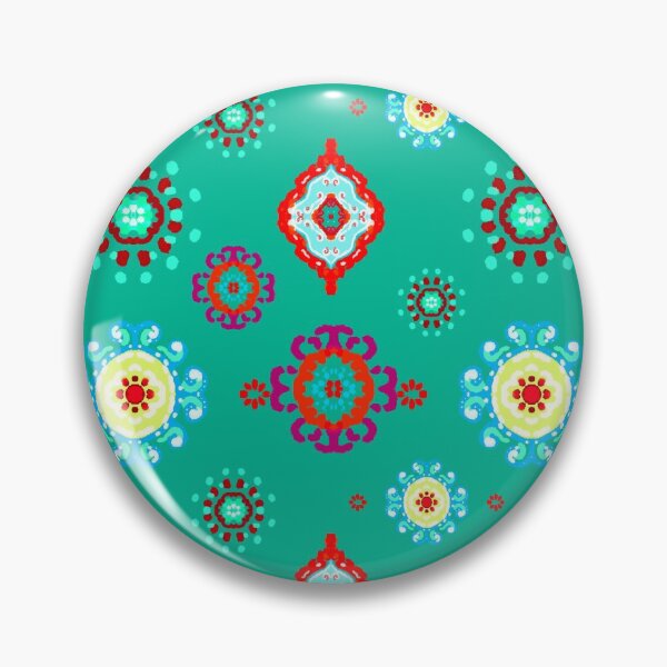 Item preview, Colourful bohemian,tiles,geometric ,mosaic,boho pattern  designed and sold by MariaMarinova.
