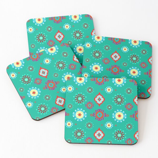 Item preview, Colourful bohemian,tiles,geometric ,mosaic,boho pattern  designed and sold by MariaMarinova.