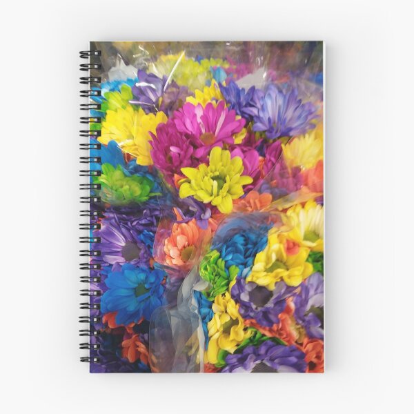 Artikelvorschau, Regenbogen Blumen entworfen und verkauft von JadeRiverImages.