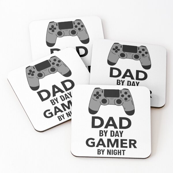 Item preview, Father's day gifts for gamer dads Gamer quote Dad by day gamer by night designed and sold by TamGustam.