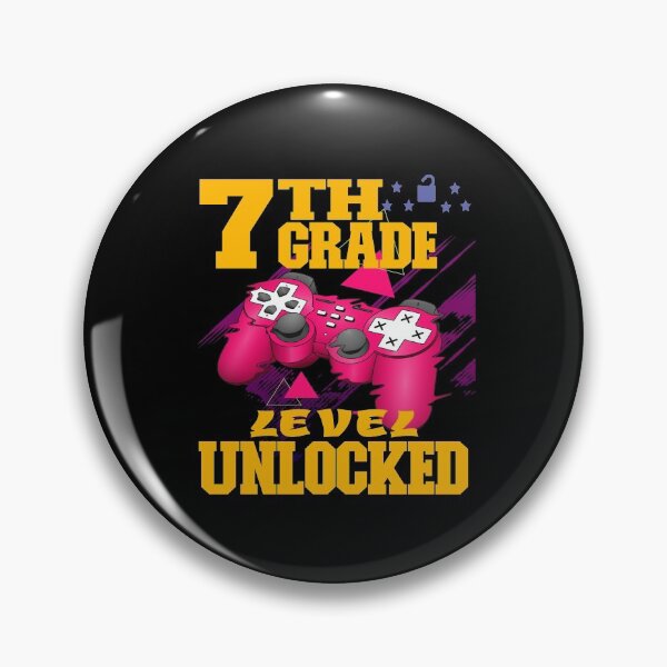 Item preview, 7TH GRADE LEVEL UNLOCKED GLITCHED GAME CONTROLLER - BACK TO SCHOOL designed and sold by PhillDaPhlava.