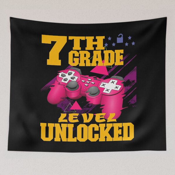 Item preview, 7TH GRADE LEVEL UNLOCKED GLITCHED GAME CONTROLLER - BACK TO SCHOOL designed and sold by PhillDaPhlava.