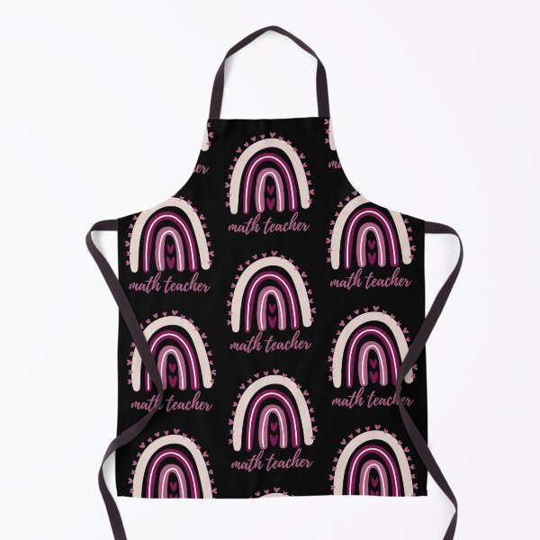 Item preview, math teacher with rainbow designed and sold by RayanDesigns.