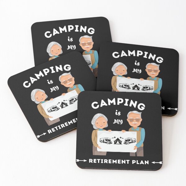 Item preview, camping is my retirement plan:  Funny Retired camper - retired Camper Outdoors Trip designed and sold by AMED-STORE.