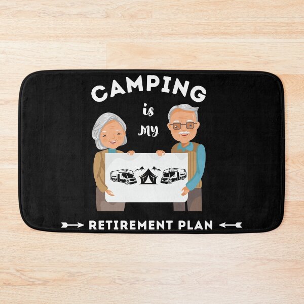 Item preview, camping is my retirement plan:  Funny Retired camper - retired Camper Outdoors Trip designed and sold by AMED-STORE.