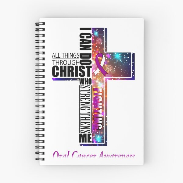 Item preview, I Can Do All Things Through Christ Oral Cancer Awareness designed and sold by Brad-FI.