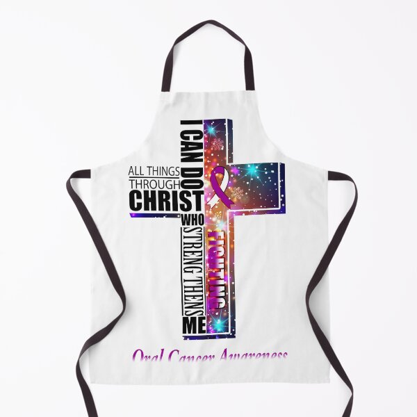 Item preview, I Can Do All Things Through Christ Oral Cancer Awareness designed and sold by Brad-FI.