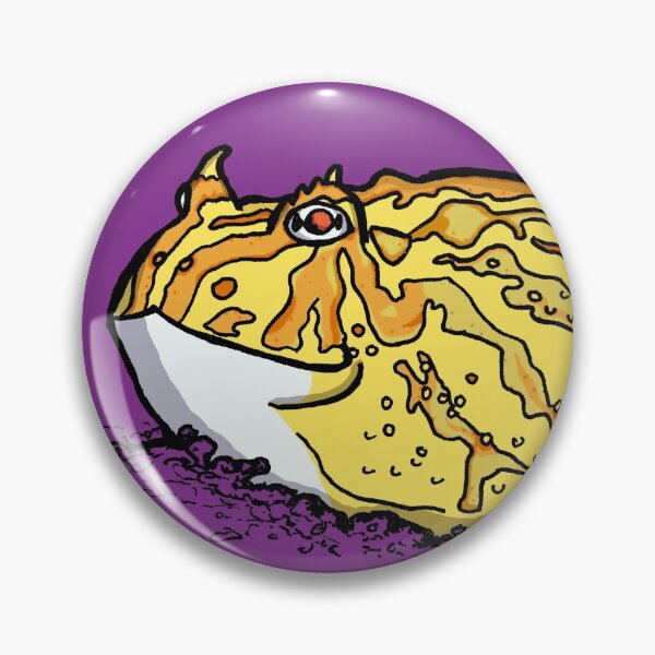 Item preview, Albino Horned Frog! designed and sold by toddandblinky.