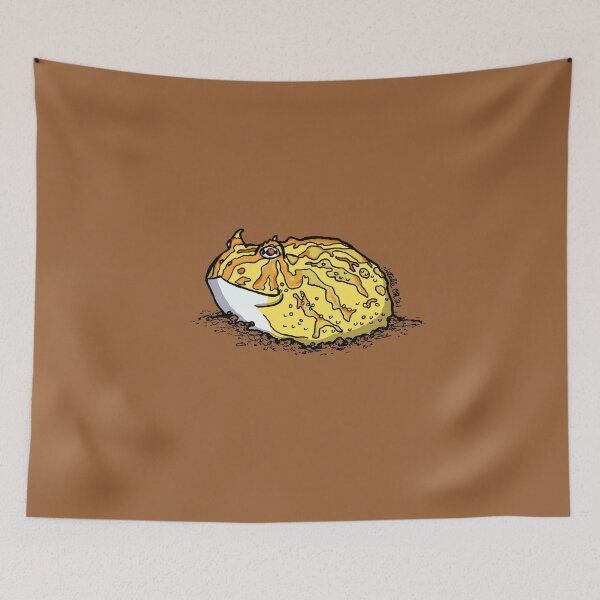 Item preview, Albino Horned Frog! designed and sold by toddandblinky.