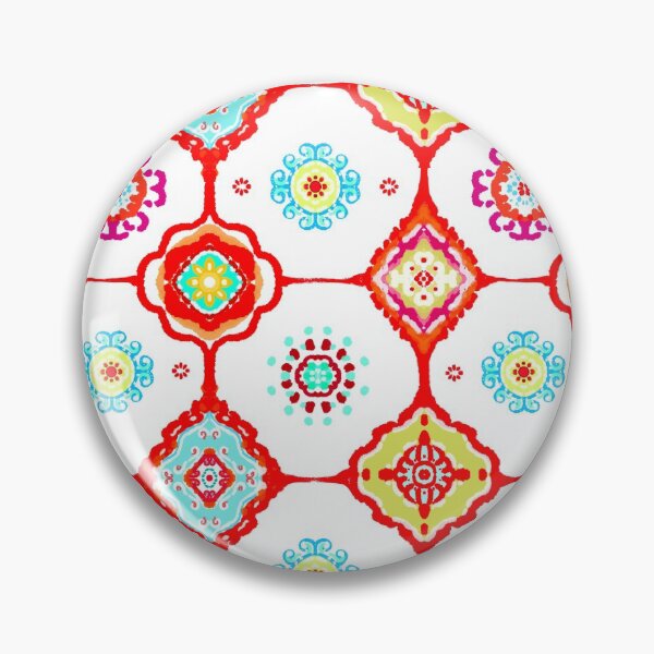 Item preview, Colourful bohemian,tiles,geometric ,mosaic,boho pattern  designed and sold by MariaMarinova.