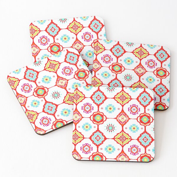 Item preview, Colourful bohemian,tiles,geometric ,mosaic,boho pattern  designed and sold by MariaMarinova.