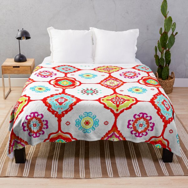 Item preview, Colourful bohemian,tiles,geometric ,mosaic,boho pattern  designed and sold by MariaMarinova.
