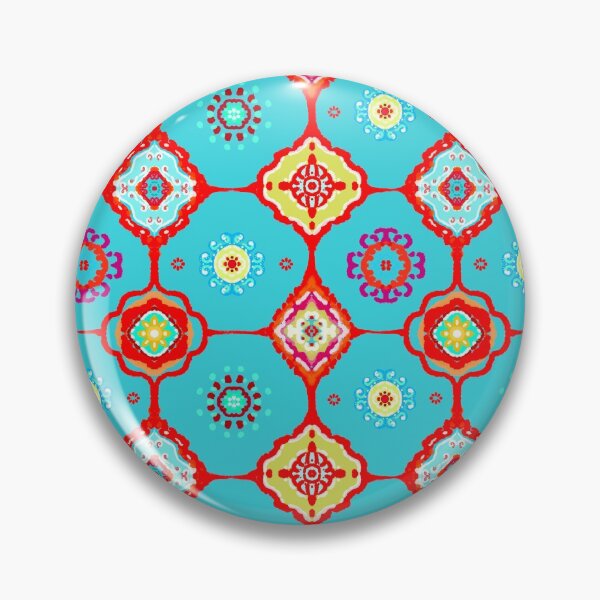 Item preview, Colourful bohemian,tiles,geometric ,mosaic,boho pattern  designed and sold by MariaMarinova.