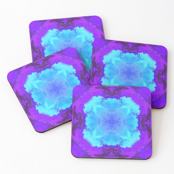 Artikelvorschau, Psychedelisches Kaleidoskop Blau und Lila entworfen und verkauft von WormholeOrbital.