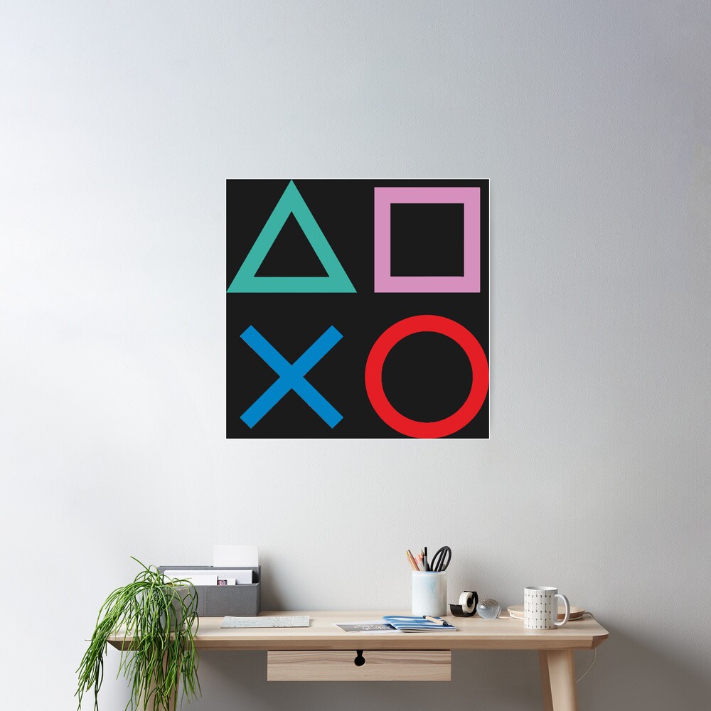 Huge! 39 Playstation wall art videogame sign logo video game