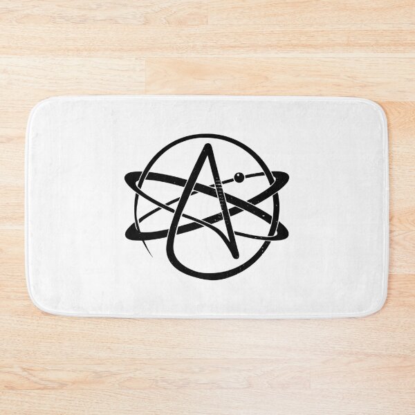 Item preview, Atheism Logo (Black Worn Logo) designed and sold by politicalamity.