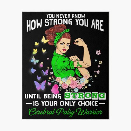 Item preview, Cerebral Palsy Warrior You Never Know How Strong You Are designed and sold by largellie.