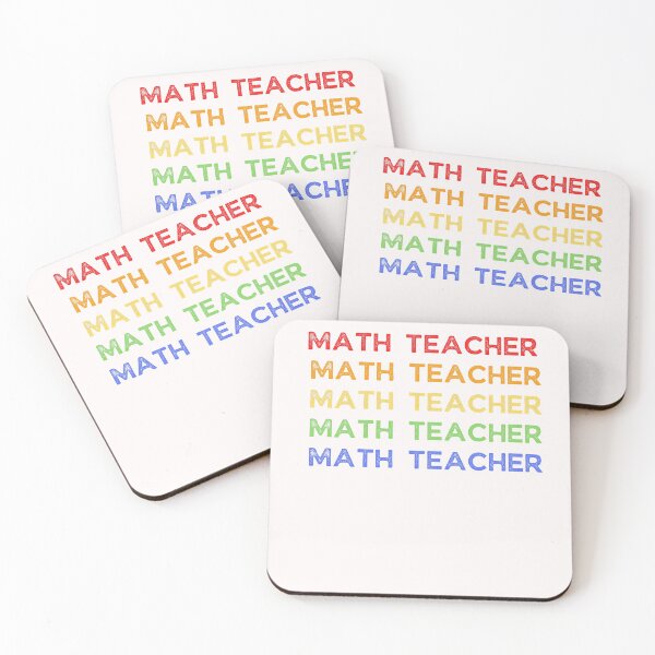 Item preview,  math teacher with rainbow designed and sold by Eman4design.