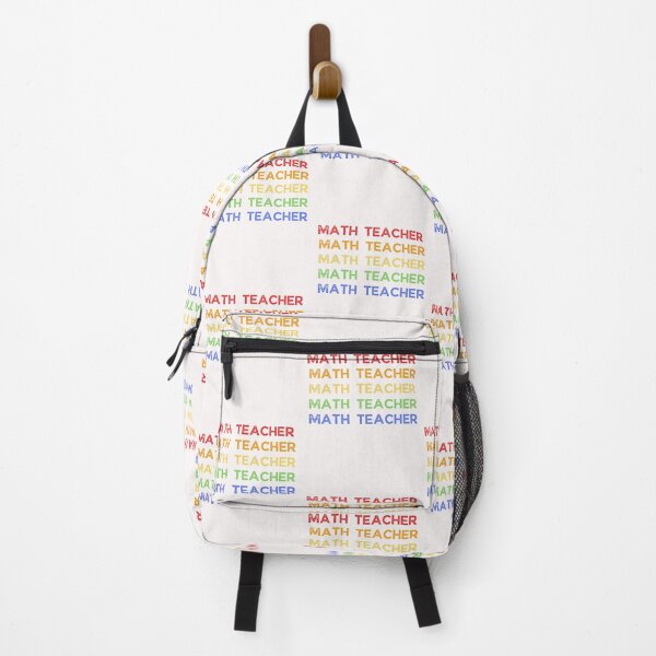 Item preview, math teacher with rainbow designed and sold by Eman4design.