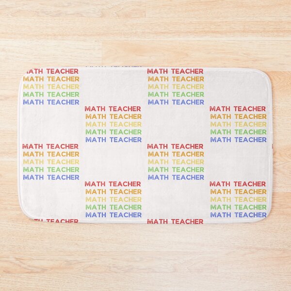Item preview,  math teacher with rainbow designed and sold by Eman4design.