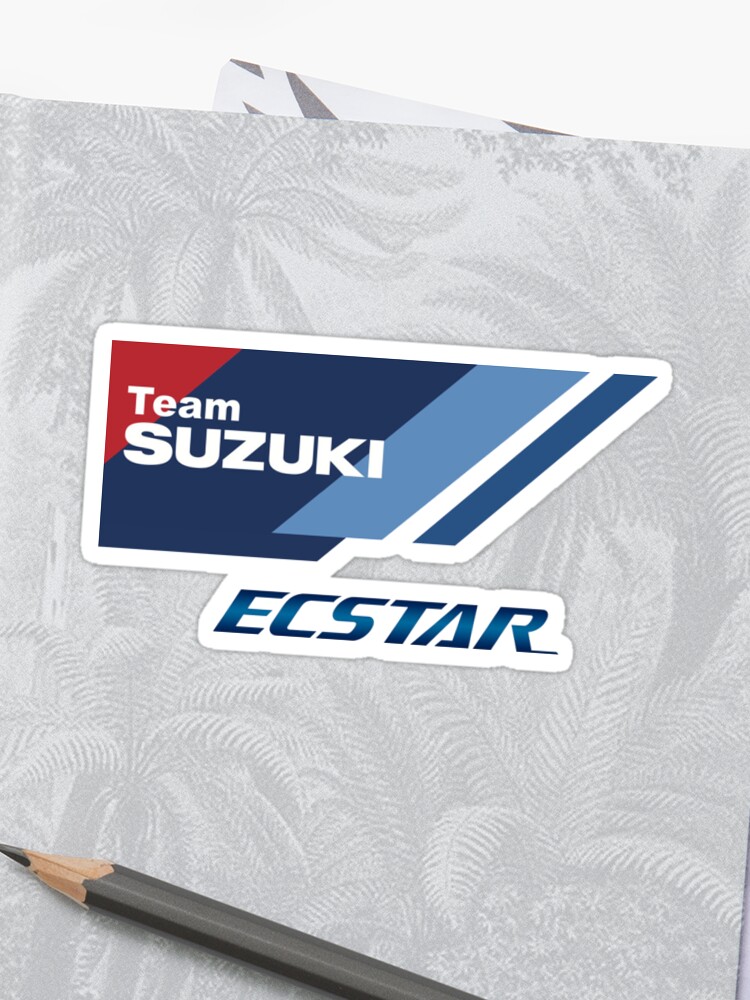 Motogp Suzuki Ecstar Team Sticker By Ujangramli Redbubble