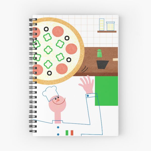 Aperçu de l'œuvre Pizza Italienne et Chef créée et vendue par minigold.