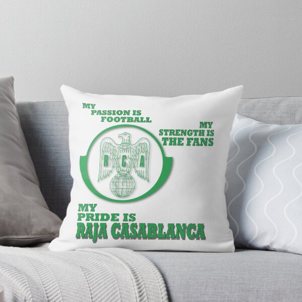 Item preview, MY PASSION IS FOOTBAAL MY PRIDE IS RAJA CASABLANCA designed and sold by Moroccan lions Outfitters ⭐️⭐️⭐️⭐️⭐️.
