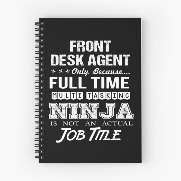 Artikelvorschau, Front Desk Agent T-Shirt - Multitasking Ninja Job Geschenkartikel Tee entworfen und verkauft von uillamab.