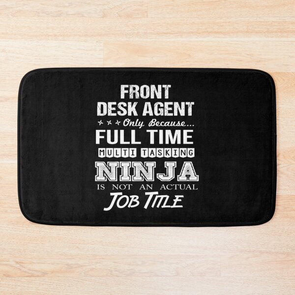 Item preview, Front Desk Agent T Shirt - Multitasking Ninja Job Gift Item Tee designed and sold by uillamab.