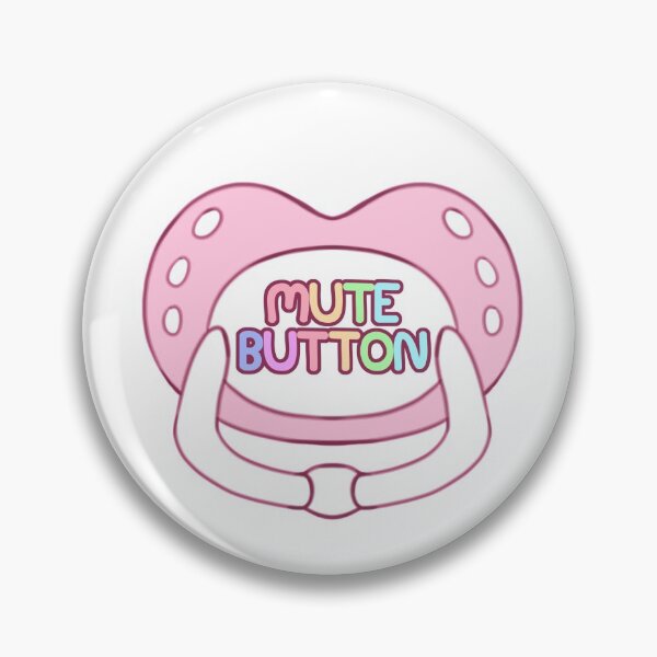 Item preview, Mute Button designed and sold by sbneko.