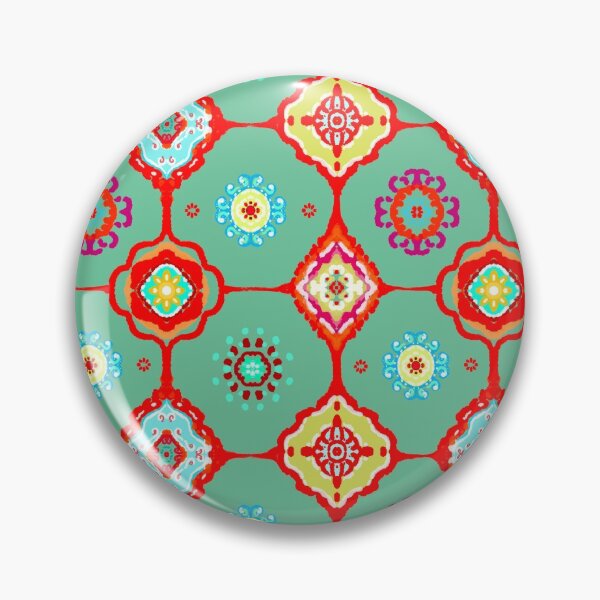 Item preview, Colourful bohemian,tiles,geometric ,mosaic,boho pattern  designed and sold by MariaMarinova.