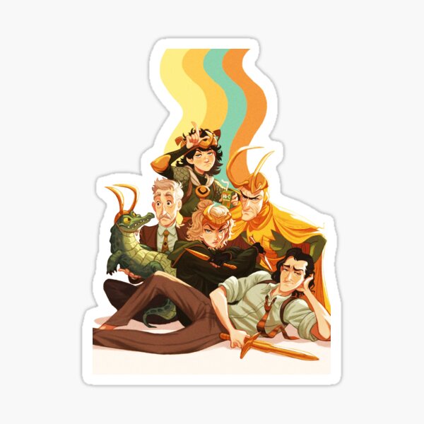 Alligator Loki Sticker