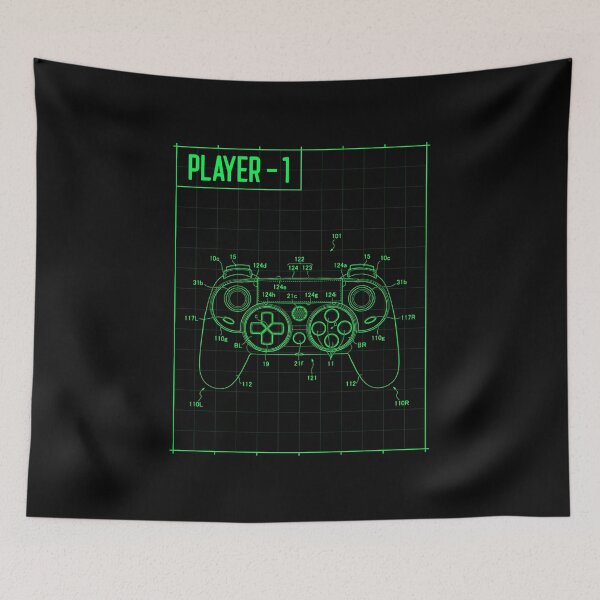 Item preview, Retro Gaming Design Featuring A Diagram Of A Console designed and sold by Studio TANFF.