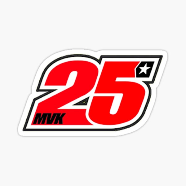 PEGATINA STICKER AUTOCOLLANT ADESIVI AUFKLEBER DECAL MAVERICK VIÑALES 25 MOTOGP
