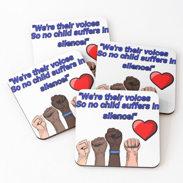 Item preview, Save the children- "We're their voices so no child suffers in silence" designed and sold by LunaAngelRose.