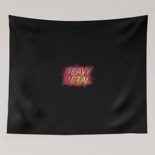 Item preview, HEAVY METAL! (Red Splatter Typo Design) designed and sold by badbugs.