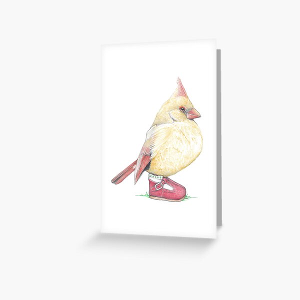 Item preview, Cardinal Youngster in Buckle Shoes designed and sold by JimsBirds.